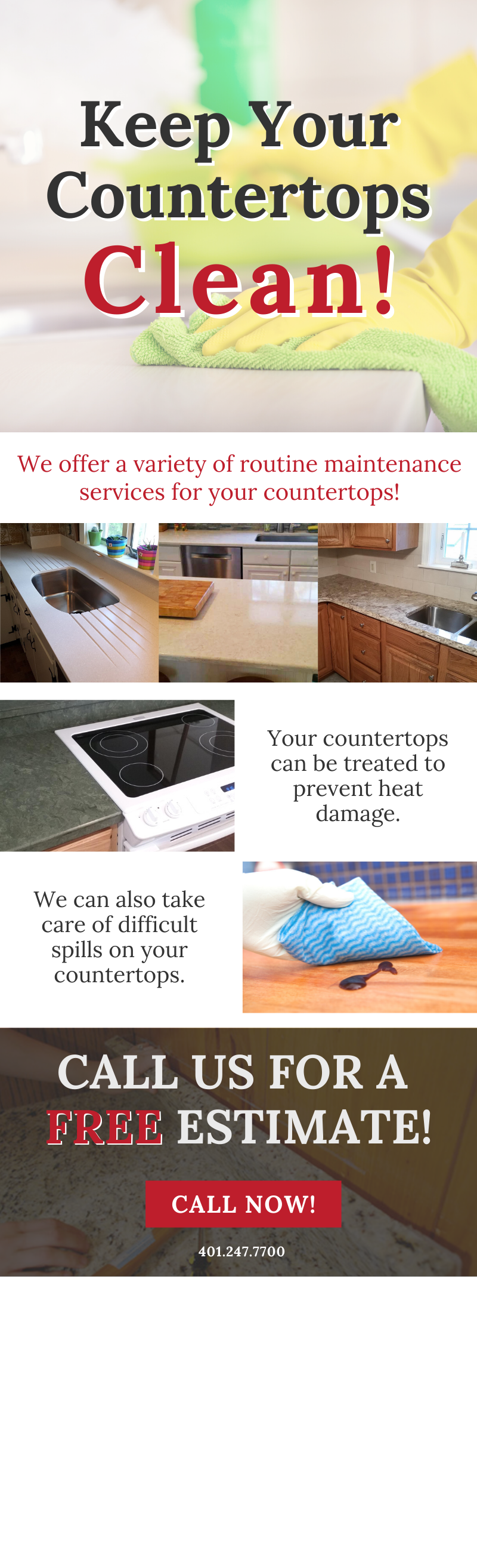 Keep Your Countertops Clean! 3