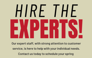 Hire the Experts! 4