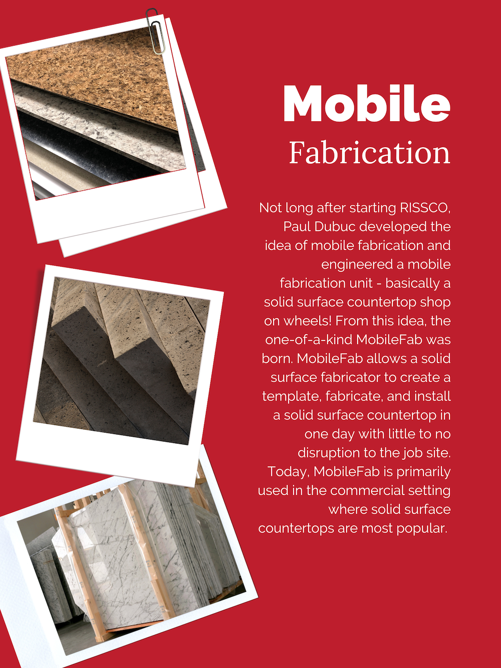 Mobile Fabrication